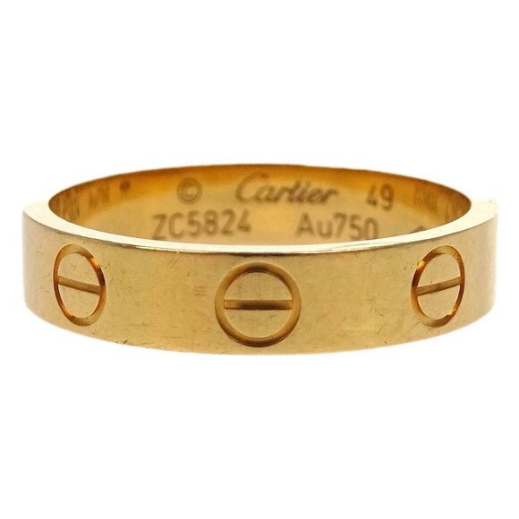Cartier Mini Love Ring Au750 ZC5824 #49 144784 - Picture 1 of 4